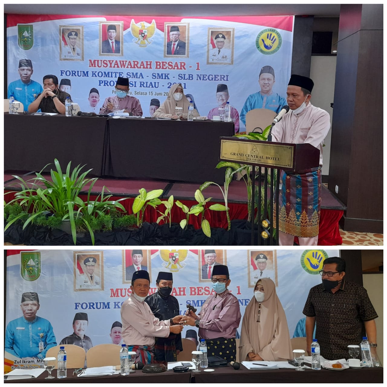 Dorong Perda Keberadaan Komite, Delisis Kembali Pimpin Forkom SMA/SMK dan SLB Negeri Provinsi Riau
