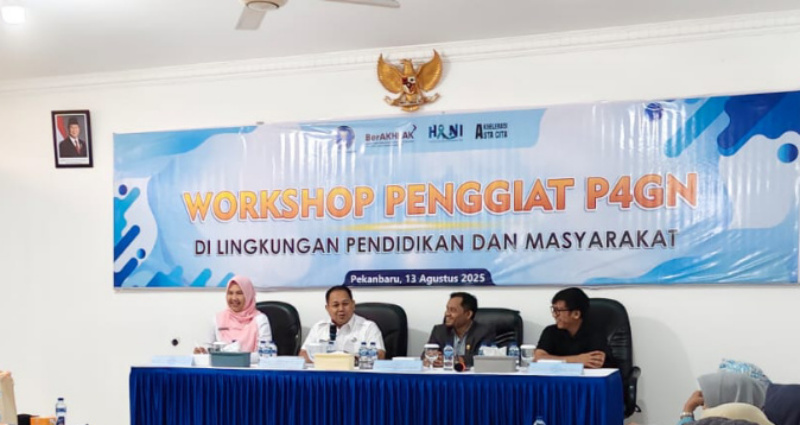 BNN Gelar Workshop P4GN, Mencegah Penyebaran Narkoba Dilingkungan Pendidikan