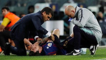 Patah Tulang Tangan, Lionel Messi Absen di El Clasico