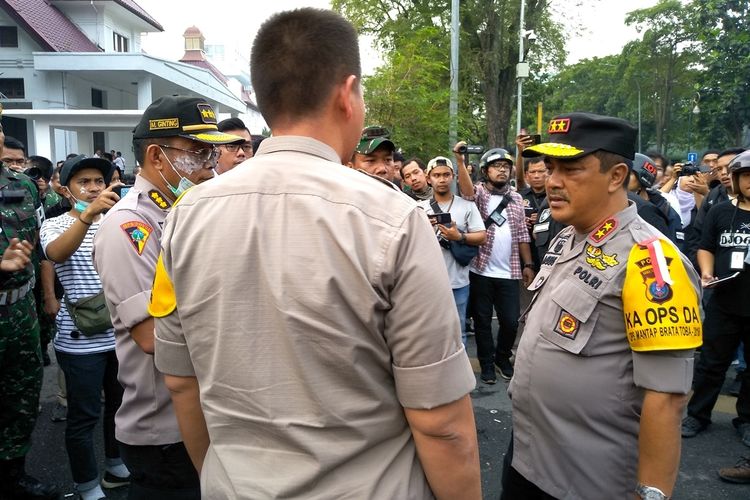 Polisi Sebut DPO Kasus Terorisme Tunggangi Demo Mahasiswa di Sumut