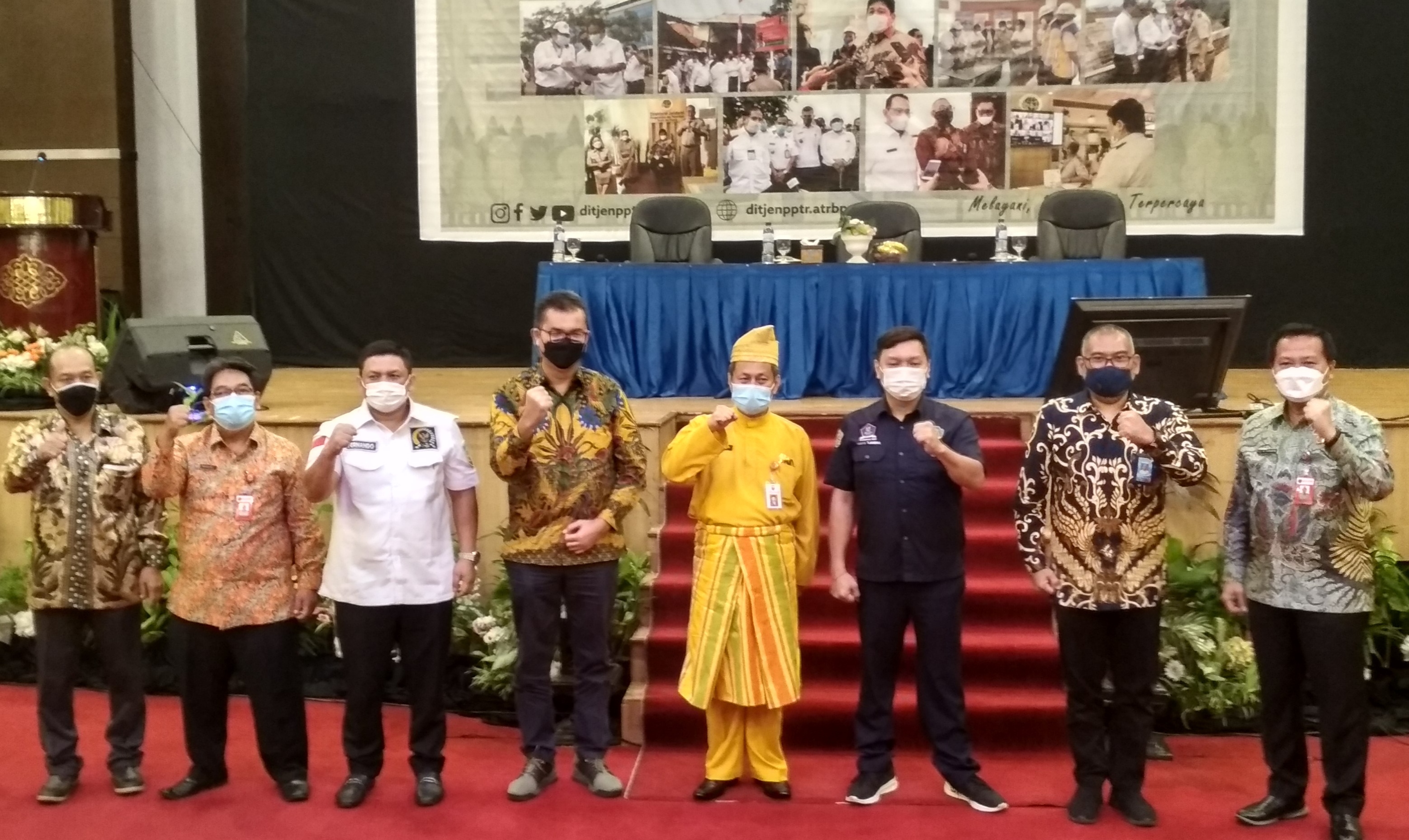Kementerian ATR Bersama Kakanwil BPN Riau Sosialisasikan NSPK Pengendalian dan Penertiban Tanah dan Ruang