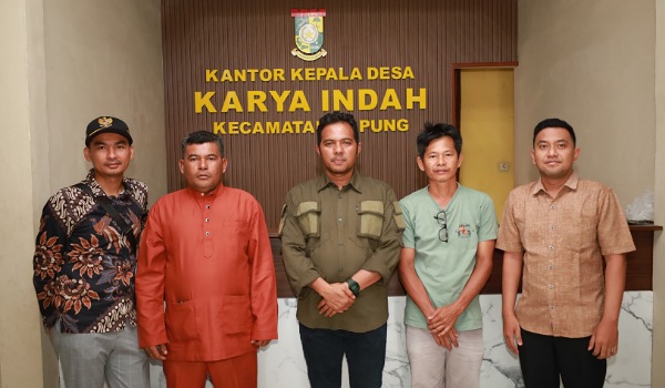 Hoax! Sekdes Karya Indah Pastikan Semenisasi Jalan Bunda - Garuda Sakti Sesuai Prosedur