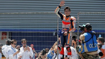 Juara MotoGP Spanyol, Mental Marquez Diuji