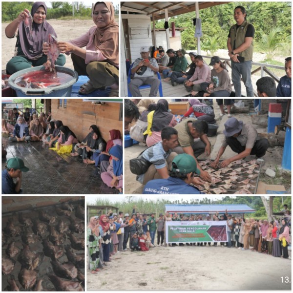 Pelatihan Pengolahan Ikan Salai Perkuat Nilai Tambah dan Kemandirian Ekonomi KTH Siarang Arang