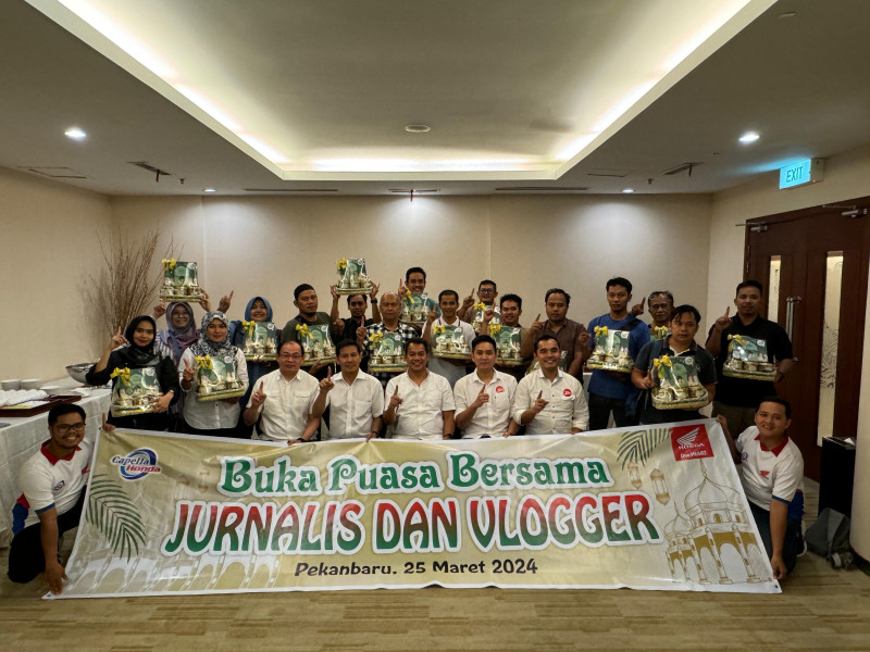 Jalin Silaturahmi, Capella Honda Ajak Jurnalis dan Vlogger Buka Puasa Bersama