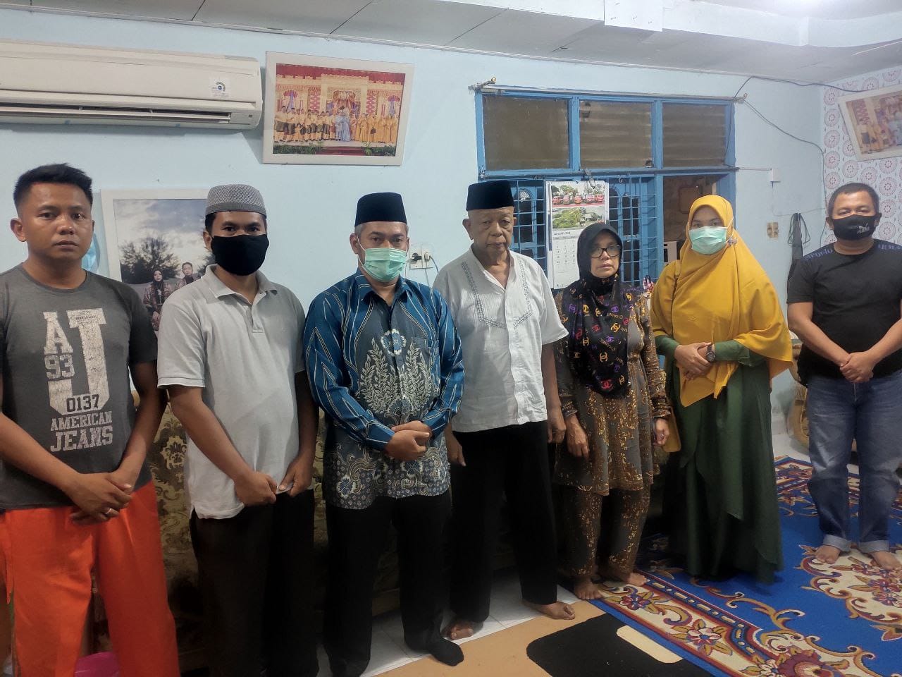 Ketua DPRD Pekanbaru Kunjungi Rumah Putri Wahyuni Korban Sriwijaya Air SJ-182