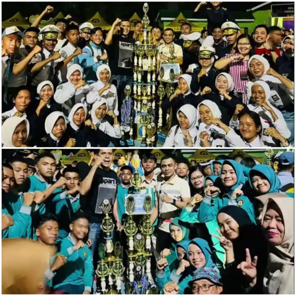 SMAN 1 Tapung Timur dan SMPN 2 Bangko Juara Umum LKBB Bagaskara 2025 SMAN 11 Pekanbaru