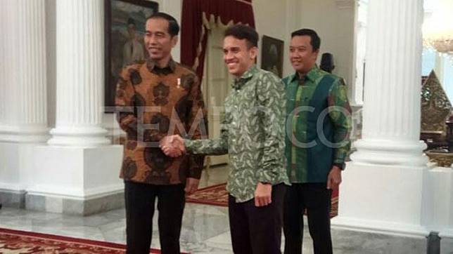 Bertemu Jokowi, Egy Maulana Vikri Ditanya Soal Mudik Lebaran