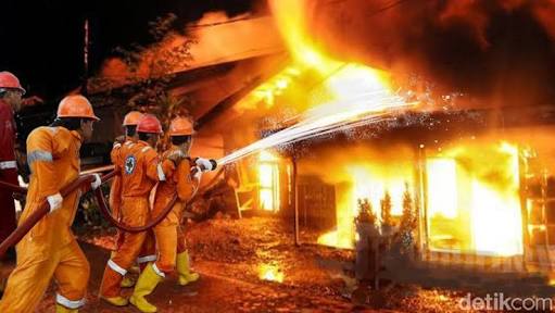 Ibu, Anak dan Adik Ipar Tewas Akibat Kebakaran Rumah di Rohil