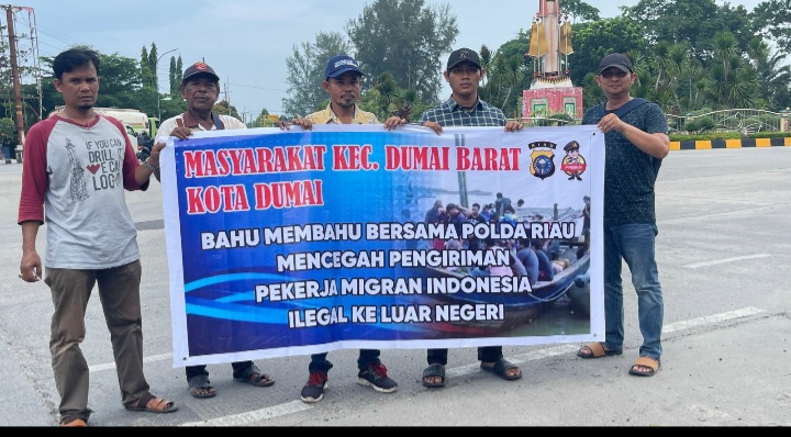 Kerjasama dengan Polda Riau, Faisal Azmi Ajak Warga Dumai Jangan Ikut-ikutan Jadi PMI Ilegal.