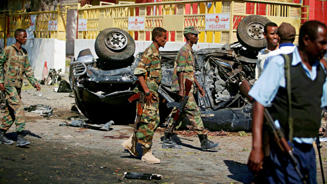 2 Gedung Kementerian di Somalia Dihantam Bom Bunuh Diri