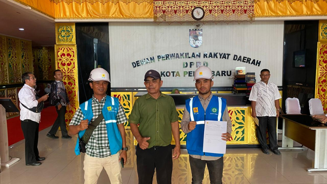 PLN Sukses Amankan Pasokan Listrik Selama Pelantikan Anggota DPRD Provinsi Riau dan DPRD Kota Pekanbaru