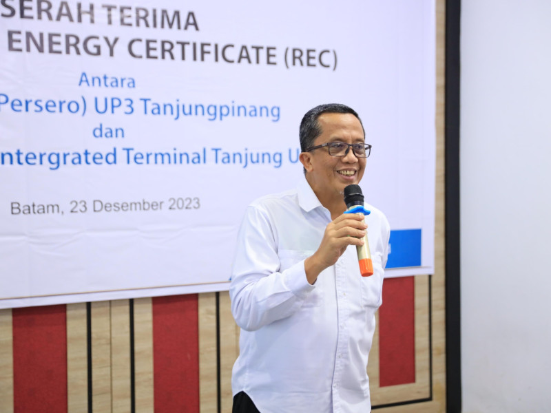 Pertamina Energy Terminal Tanjung Uban Resmi Kantongi Sertifikat REC dari PLN