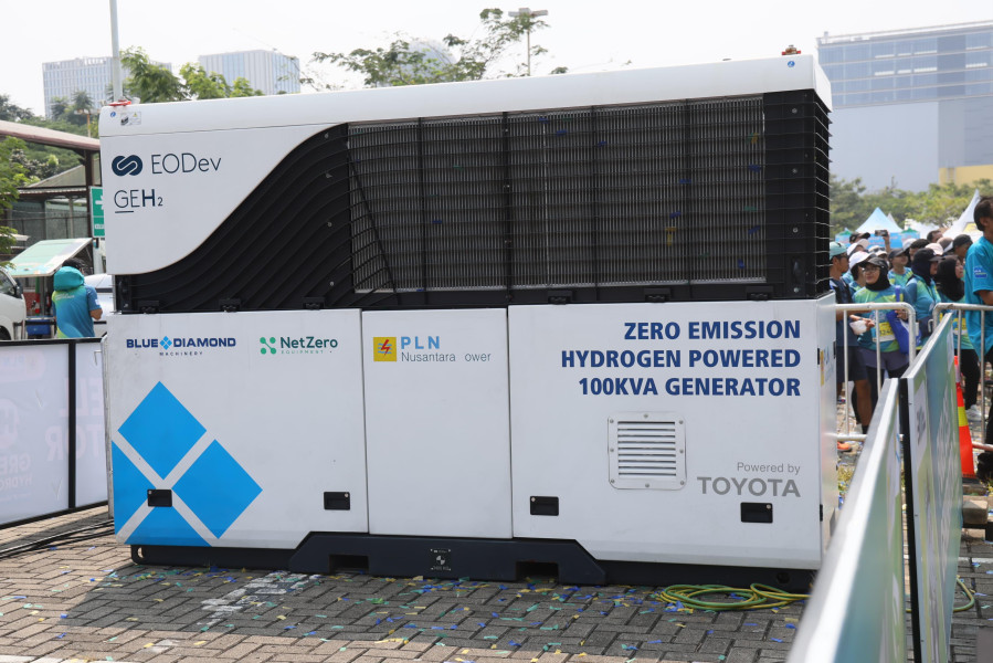 Pertama di Indonesia, Event Lari Electric Run 2024 Bebas Emisi dengan Listrik dari Genset Hidrogen