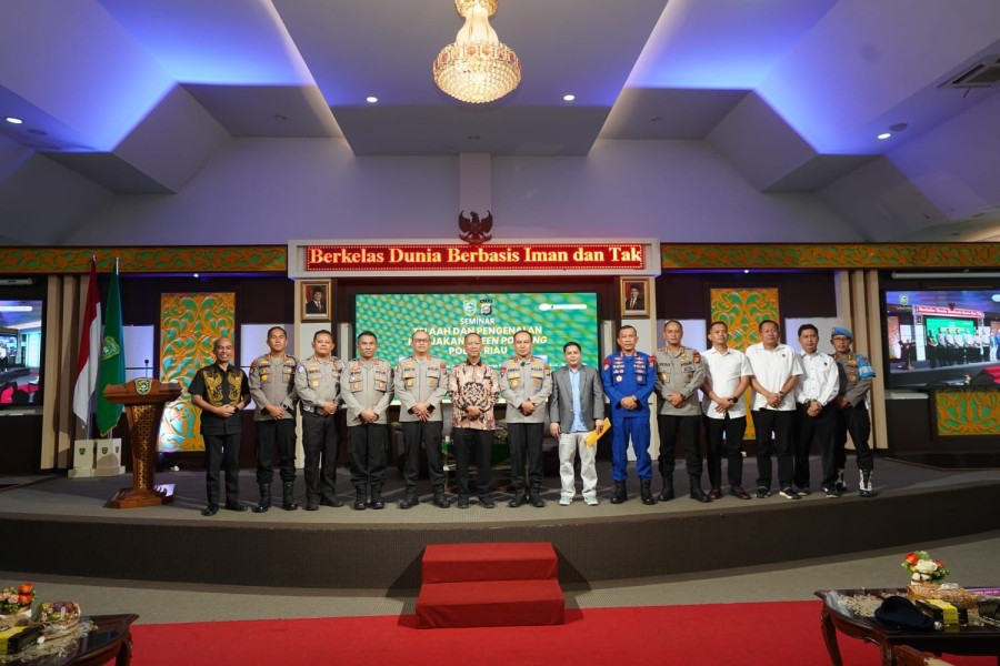 UIR Jadi Tuan Rumah Seminar Telaah dan Pengenalan Kebijakan Green Policing Polda Riau
