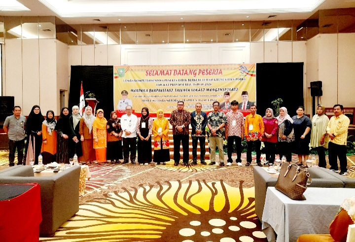 Siswa Berkebutuhan Khusus Adu Keterampilan di LKS PDBK Tingkat Provinsi Riau