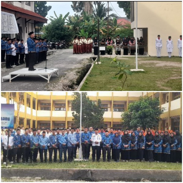 Ini Pesan Kakanwil Kemenag Riau Saat Jadi Pimpin Upacara Hari Sumpah Pemuda ke- 97 di MAN 2 Pekanbaru