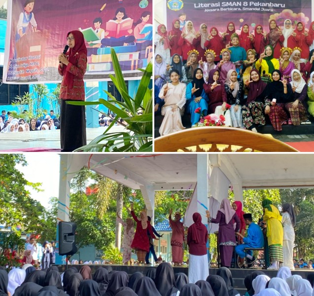 Program Literasi di SMAN 8 Pekanbaru Wadah Siapkan Bibit untuk Ajang Perlombaan