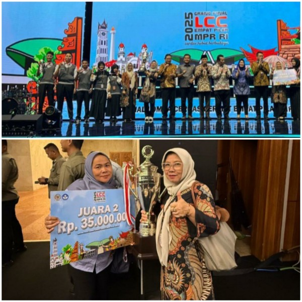 Rebut Juara 2 Nasional LCC Empat Pilar MPR 2025, Kacabdis: Bukti Kemampuan Anak Riau di Nasional