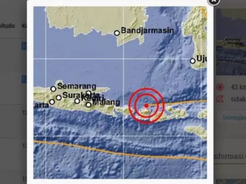 Gempa Susulan 5 SR Kembali Guncang Lombok Malam Ini