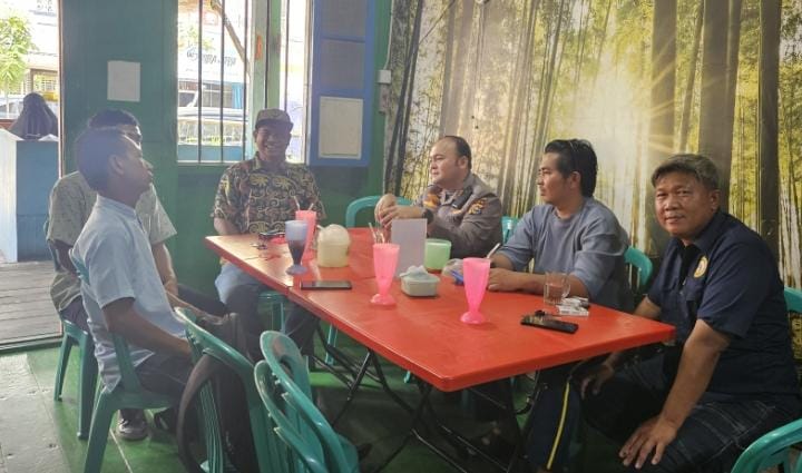 Perkuat Kemitraan, Kapolsek Bangko Coffee Morning Bersama Insan Pers