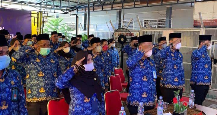 Siap Melayani Bangsa, Lapas Bagansiapiapi Ikuti Acara Puncak Peringatan HUT Ke-51 KORPRI secara Virtual