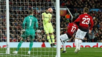 Man United Takluk dari Barcelona di Liga Champions