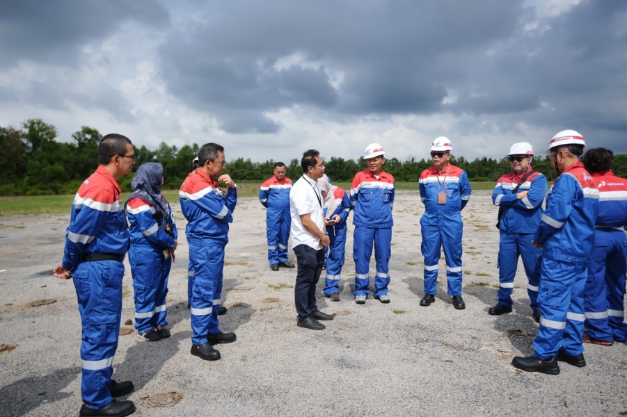 Tinjau Operasional dan Asset Integrity, Dewan Komisaris Pertamina Kunjungi Kilang Sungai Pakning