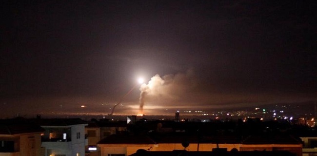 Suriah Tembak Rudal Israel Di Dekat Damaskus