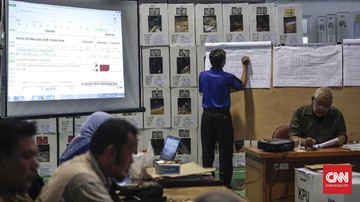 Real Count KPU 41,39 Persen: Jokowi-Ma'ruf Unggul 56,3 Persen