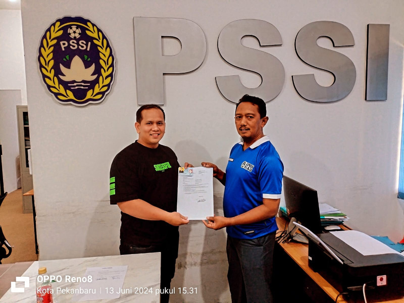 Lengkapi Persyaratan, DHL secara Resmi Mendaftar Sebagai Calon Ketua Asosiasi Futsal Provinsi (AFP) Riau