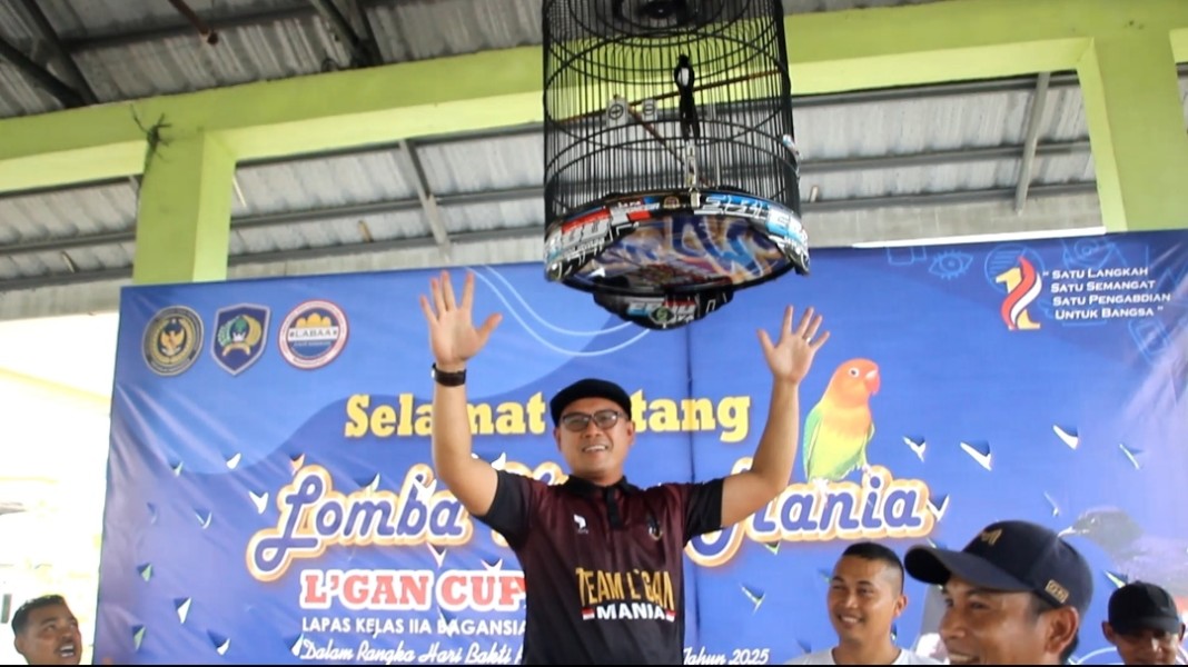 Meriahkan Hari Bakti KEMENIMIPAS ke I, Lapas Bagansiapiapi Gelar Lomba Kicau Mania L'Gan Cup II
