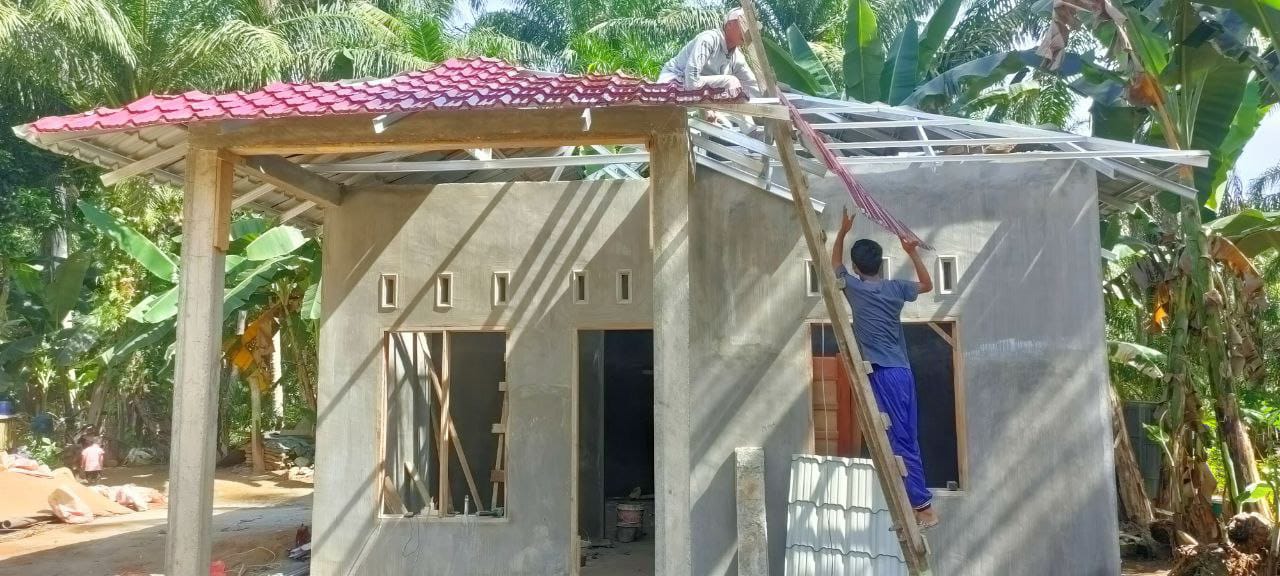 Satgas TMMD Gesa Pembangunan Bedah Rumah, Dede Anggraini Merasa Bahagia