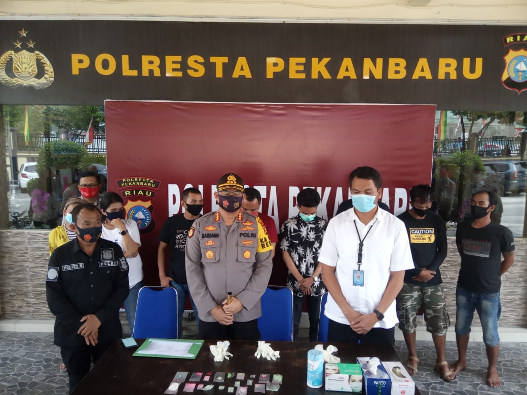 Dirazia Polresta Pekanbaru dan Polda Riau, 76 Pengunjung Star City Positif Narkoba