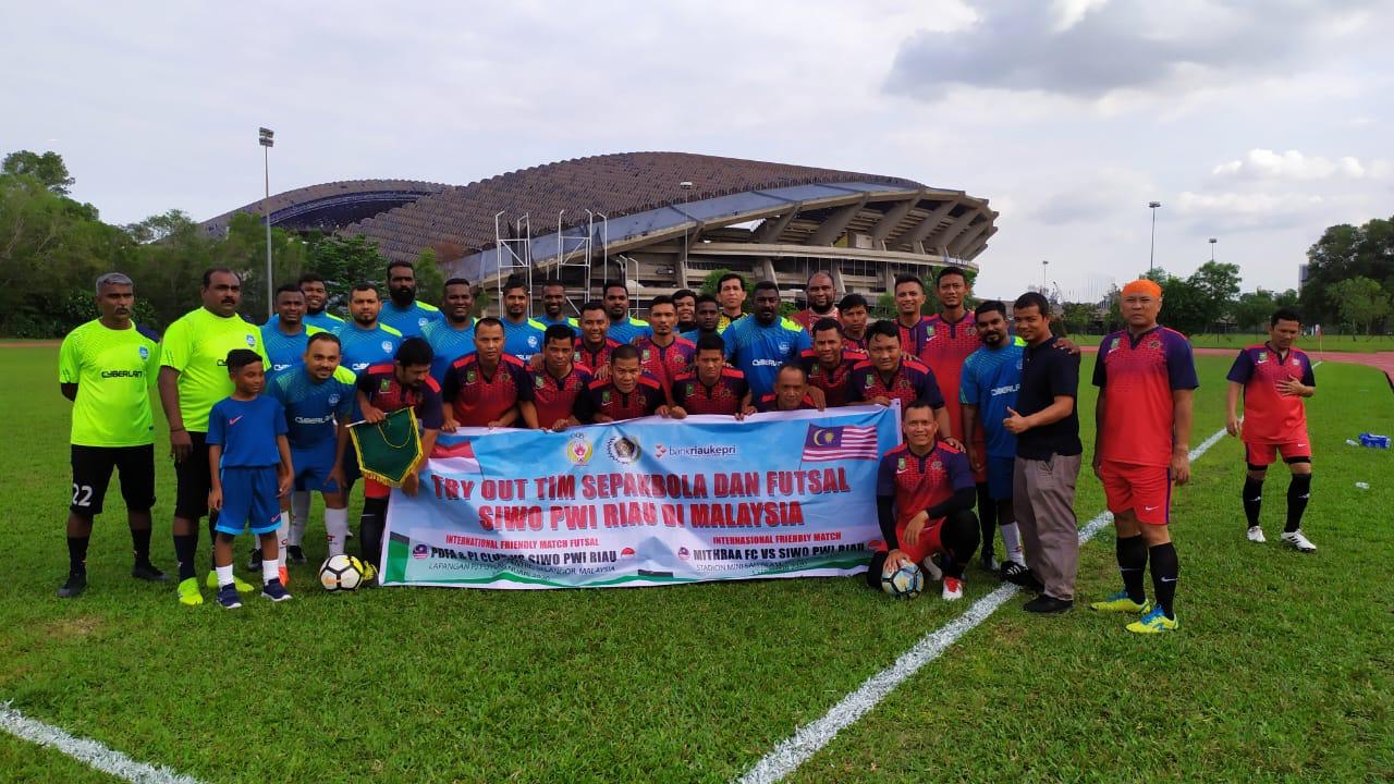 Tryout Tim Sepakbola dan Futsal SIWO PWI Riau, Menambah Pengalaman dan Jadi Acuan Evaluasi Pemain 