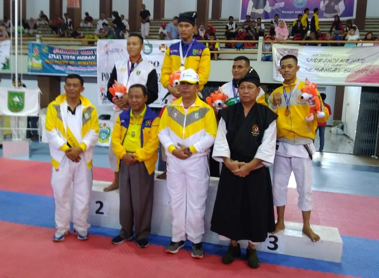 Perdana di Porwil Sumatera X 2019, Kempo Riau Juara Umum