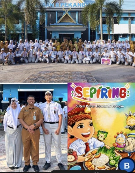 Siswa SMAN 8 Pekanbaru Caryn dan Dafva Wakili Riau di FIKSI Tingkat Nasional 2026 di Bali
