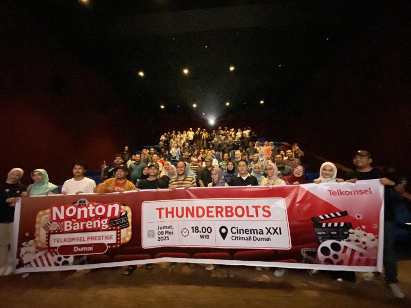 Telkomsel Prestige Hadirkan  Nonton Bareng Eksklusif ‘Thunderbolts’ di Kota Pekanbaru, Batam dan Dumai