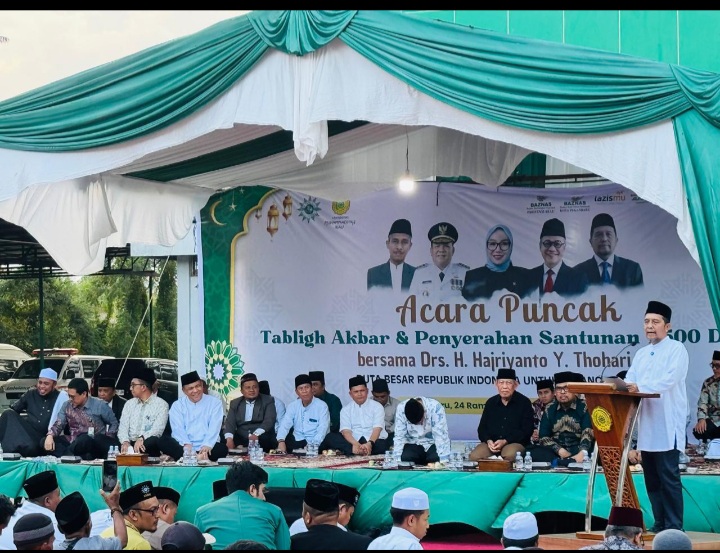 UMRI Gelar Tabligh Akbar dan Santuni 1.500 Kaum Dhuafa