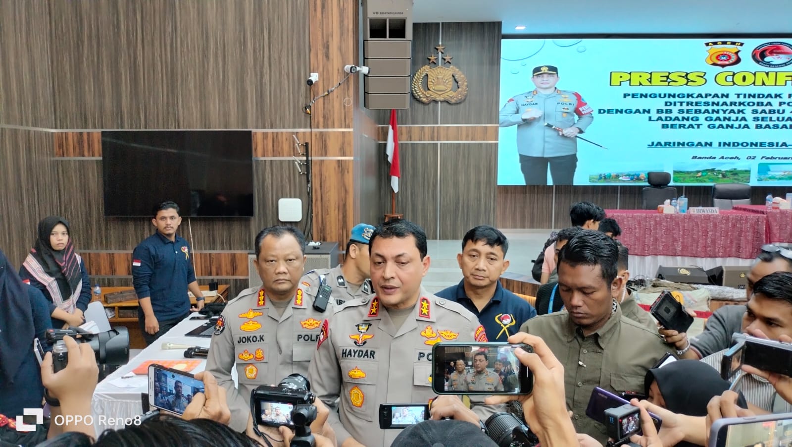 Polda Aceh Gagalkan Penyelundupan 42Kg Sabu Jaringan Internasional