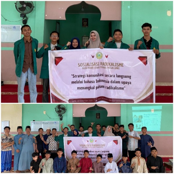 Mahasiswa Teknik Mesin UMRI Sosialisasikan Cegah Radikalisme di Panti Asuhan Putera Muhammadiyah