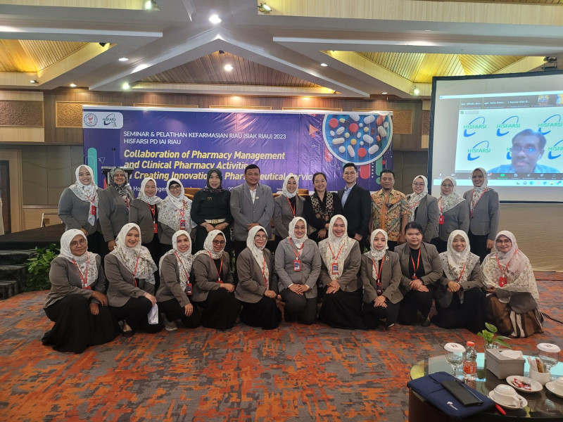Tingkatkan Kompetensi Apoteker Diberbagai Bidang, IAI DAN Hisfarsi Taja Seminar dan Pelatihan Kefarmasian Riau (SIAK Riau)
