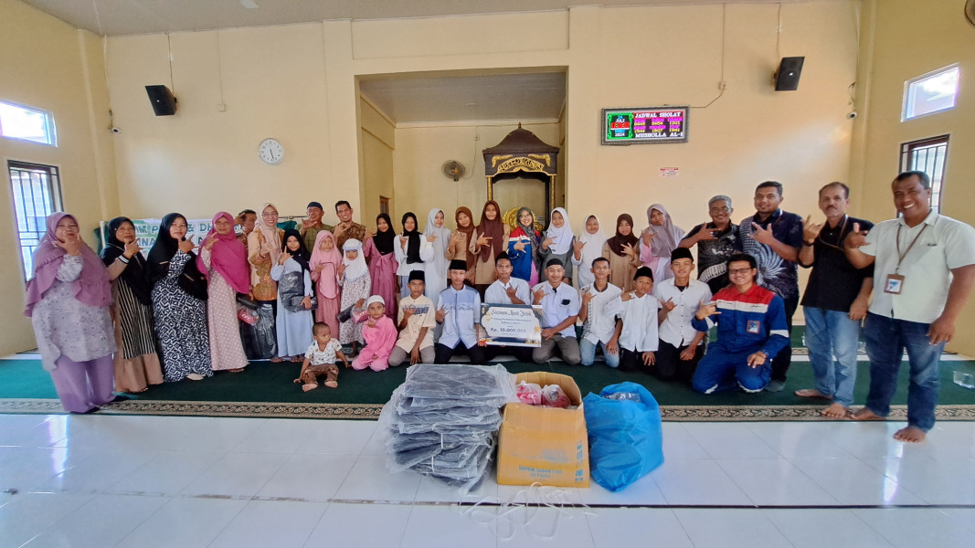Berbagi Kasih Dalam Perayaan Hari Anak Nasional 2024, Kilang Pertamina Dumai Santuni Puluhan Anak Yatim