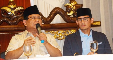 Prabowo soal Peluang Gatot Masuk Timses: Saya Senang Kalau Dia Gabung