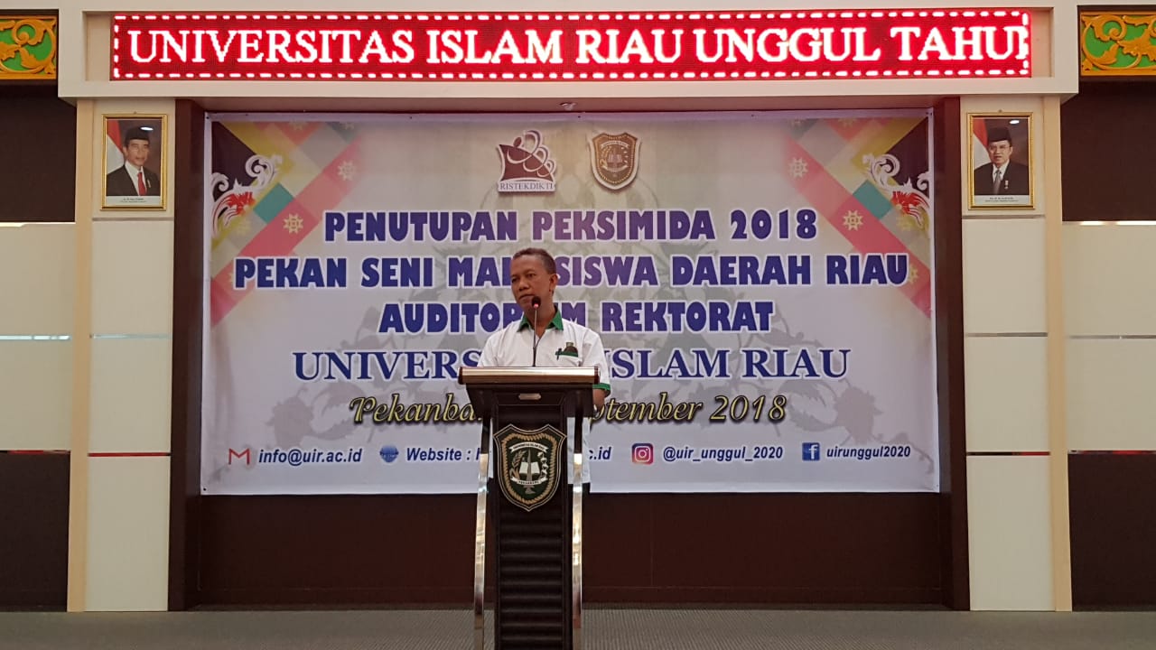 Rektor UIR Tutup Peksimida Riau 2018, Inilah Para Pemenangnya