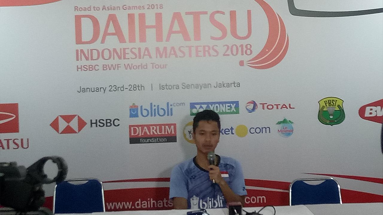 Juara Indonesia Masters, Anthony Mengaku Dibantu Publik Istora