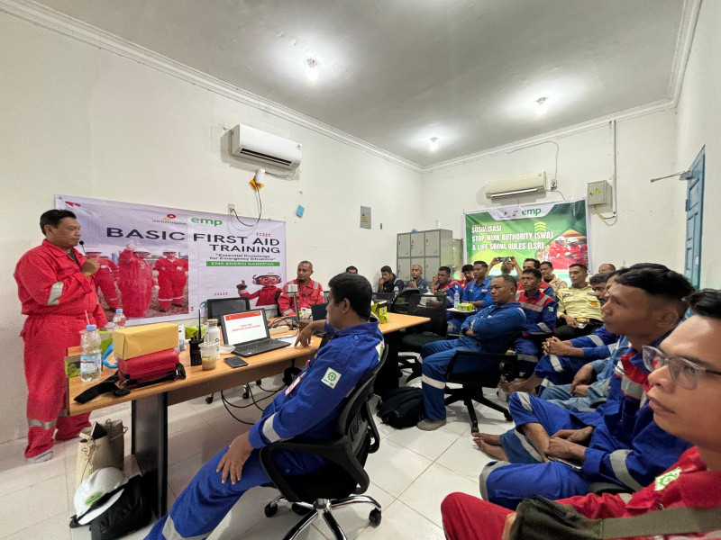 EMP Energi Gandewa Gelar Basic First Aid Training untuk Pekerja dan Mitra Kerja