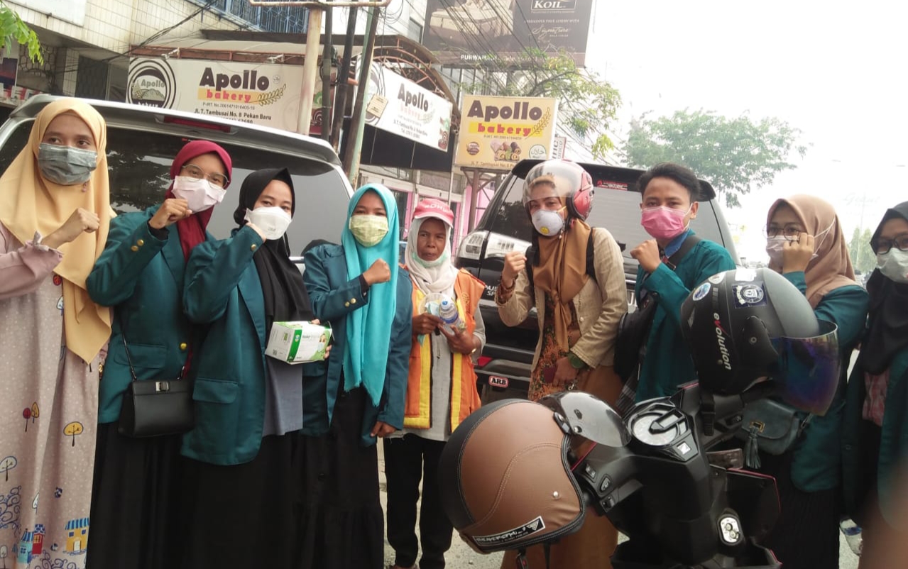 Gerakan Peduli, FSI Universitas Muhammadiyah Riau Terhadap Korban Kabut Asap 
