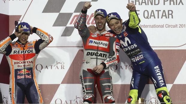 Sindiran Kocak Valentino Rossi untuk Marc Marquez