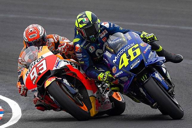 Ditabrak di MotoGP Argentina, Valentino Rossi Nilai FIM Lindungi Marc Marquez